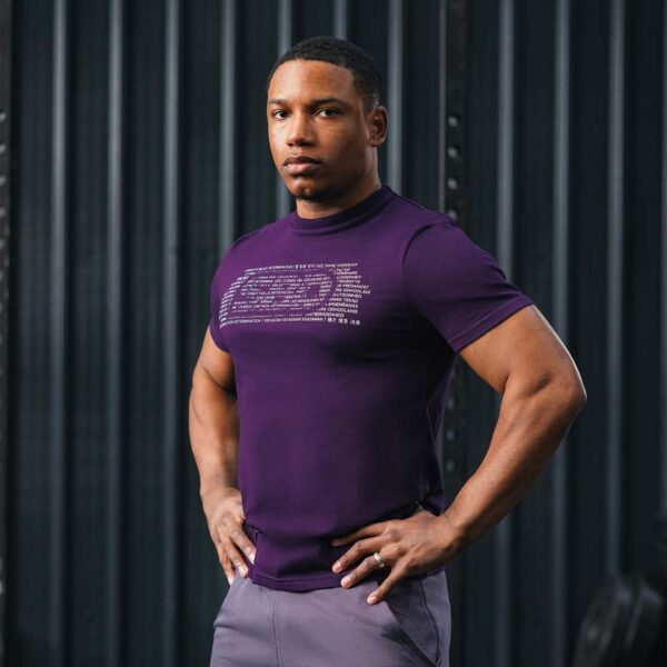 SBD ASPIRE BRAND T-SHIRT ROYAL PURPLE - Afbeelding 2