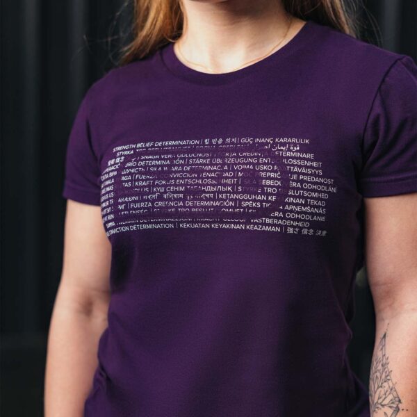 SBD ASPIRE BRAND T-SHIRT ROYAL PURPLE - Afbeelding 3