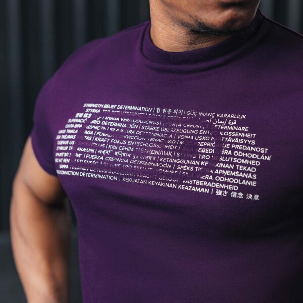 SBD ASPIRE BRAND T-SHIRT ROYAL PURPLE - Afbeelding 4