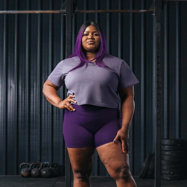 SBD ASPIRE CROP TOP LAVENDER