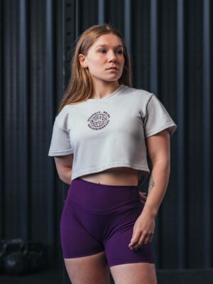 SBD ASPIRE CROP TOP OFF WHITE